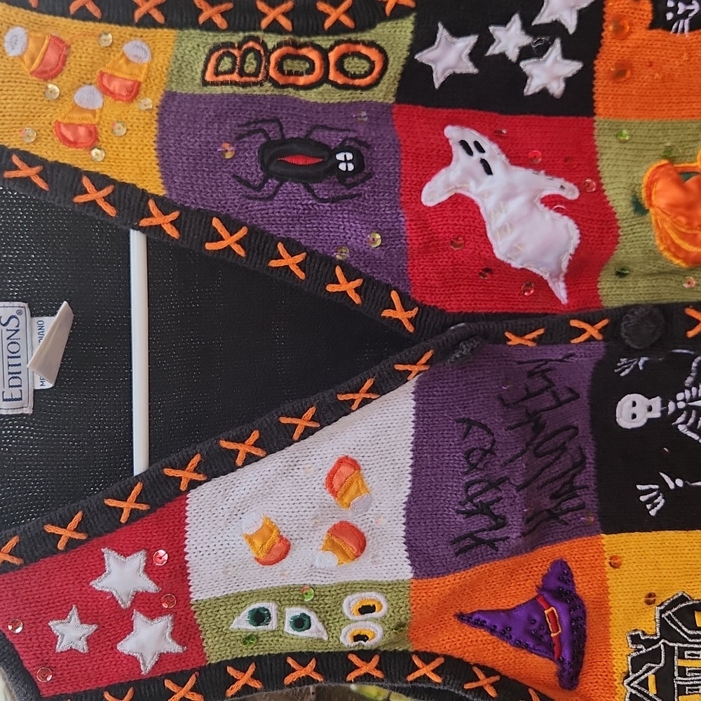 Basic Editions, Women's Halloween Patchwork, Arts… - image 4